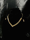 Classic Gold Sparkle Necklace Set