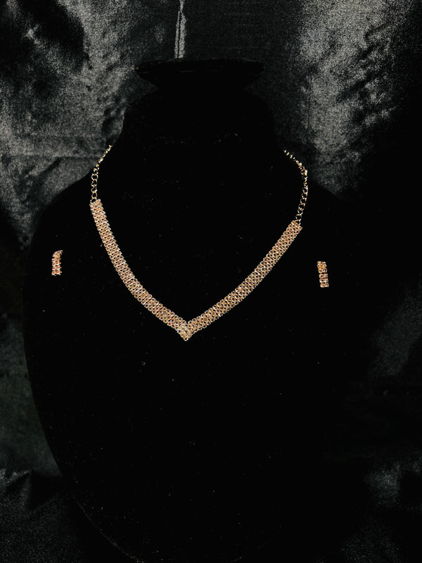 Classic T-pink Sparkle Necklace Set