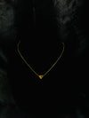 Gold-Plated Heart Pendant Necklace