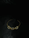 Butterfly-Shaped Charm Bracelet