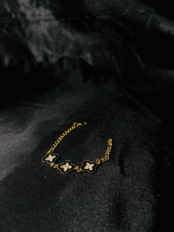 Stainless Steel Clover Bracelet