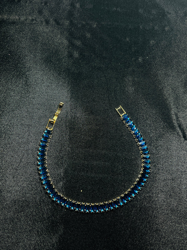 Dark Blue Tennis Bracelet
