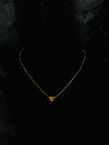 Gold-Plated Heart Pendant Necklace