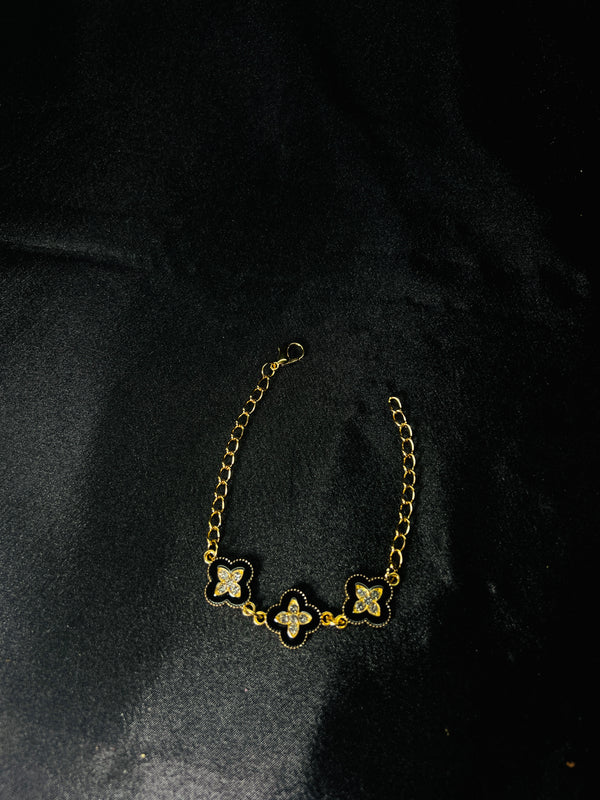 Stainless Steel Clover Bracelet