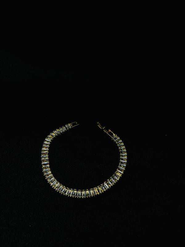 Silver Tennis Bracelet.