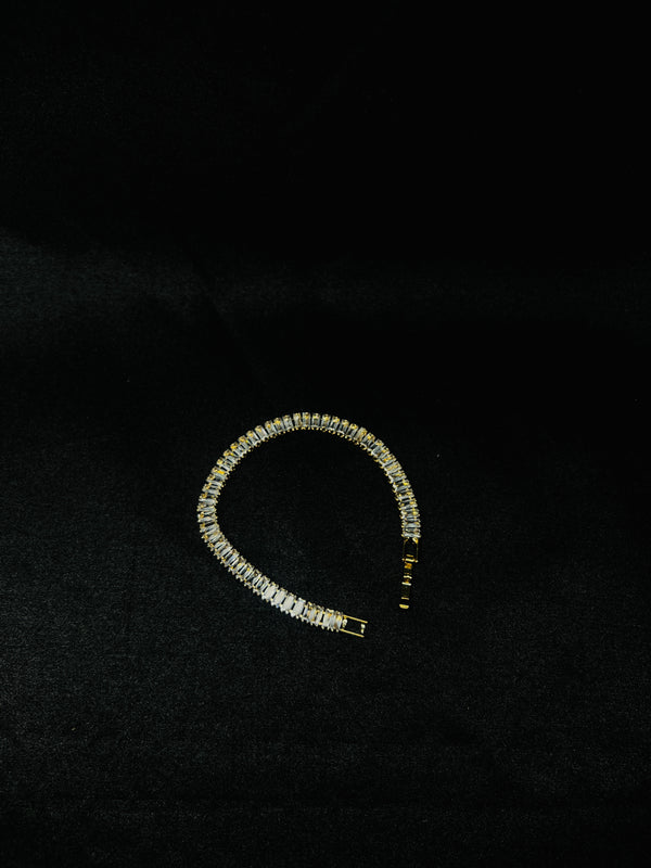 Silver Tennis Bracelet.