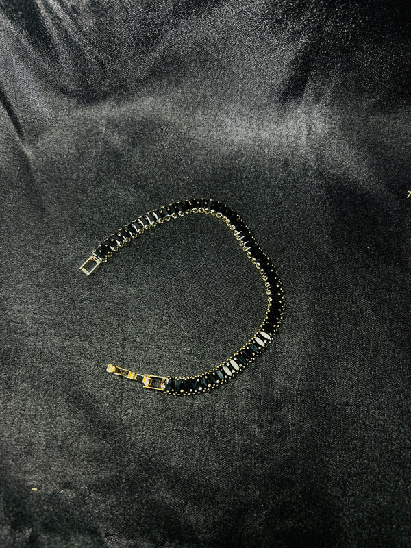 Black Tennis Bracelet.