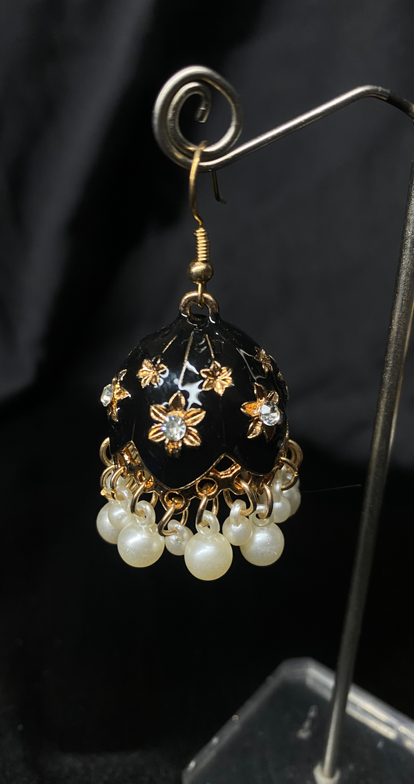 Oxidized Black Bell Jhumki