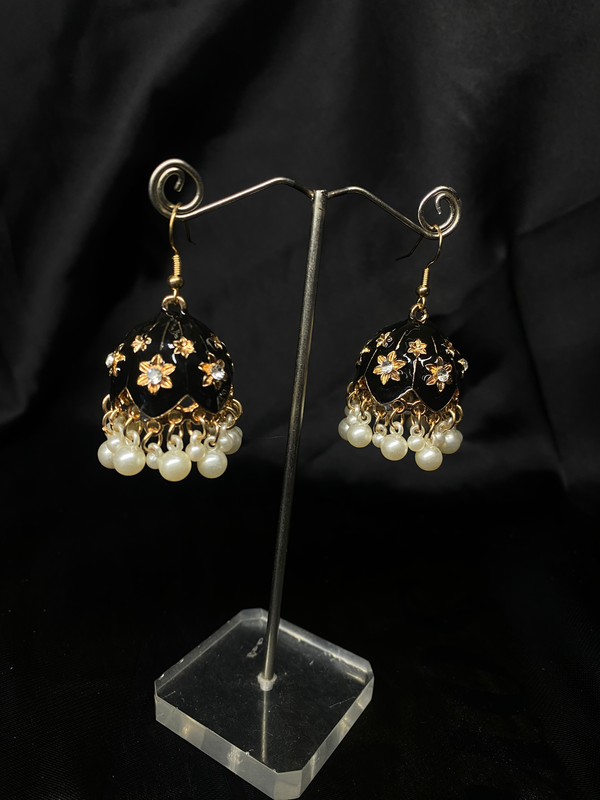 Oxidized Black Bell Jhumki