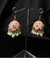 Oxidized Blush pink Bell Jhumki