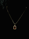 Royal Red Stone Pendant Necklace